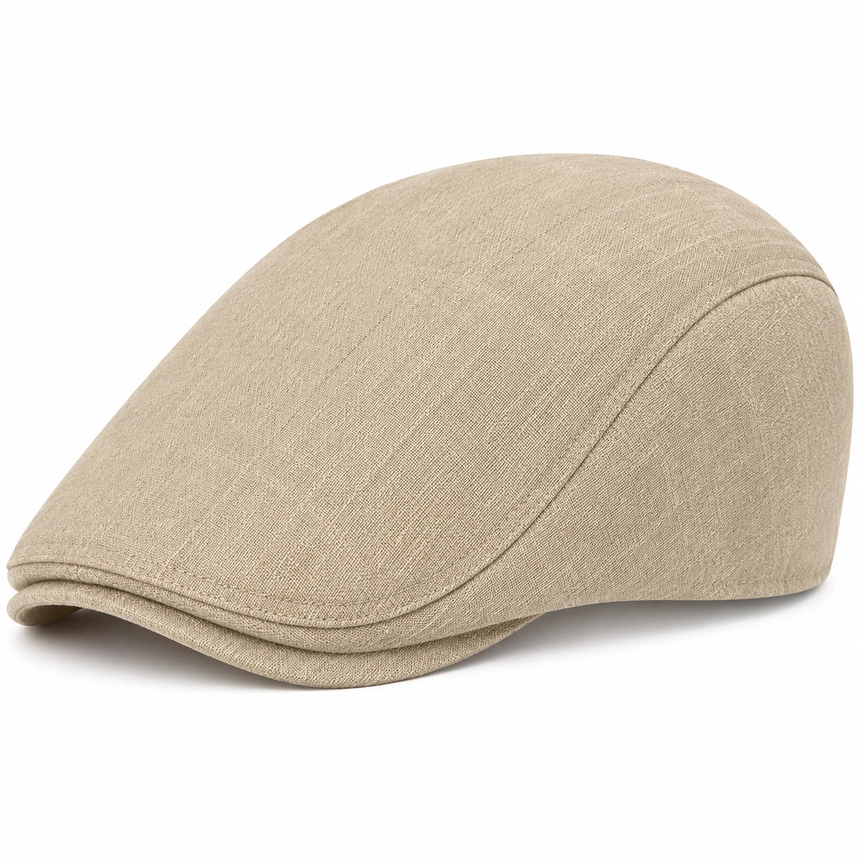 Schiebermütze Einheitsgröße Beige Textil Klassischer Stil